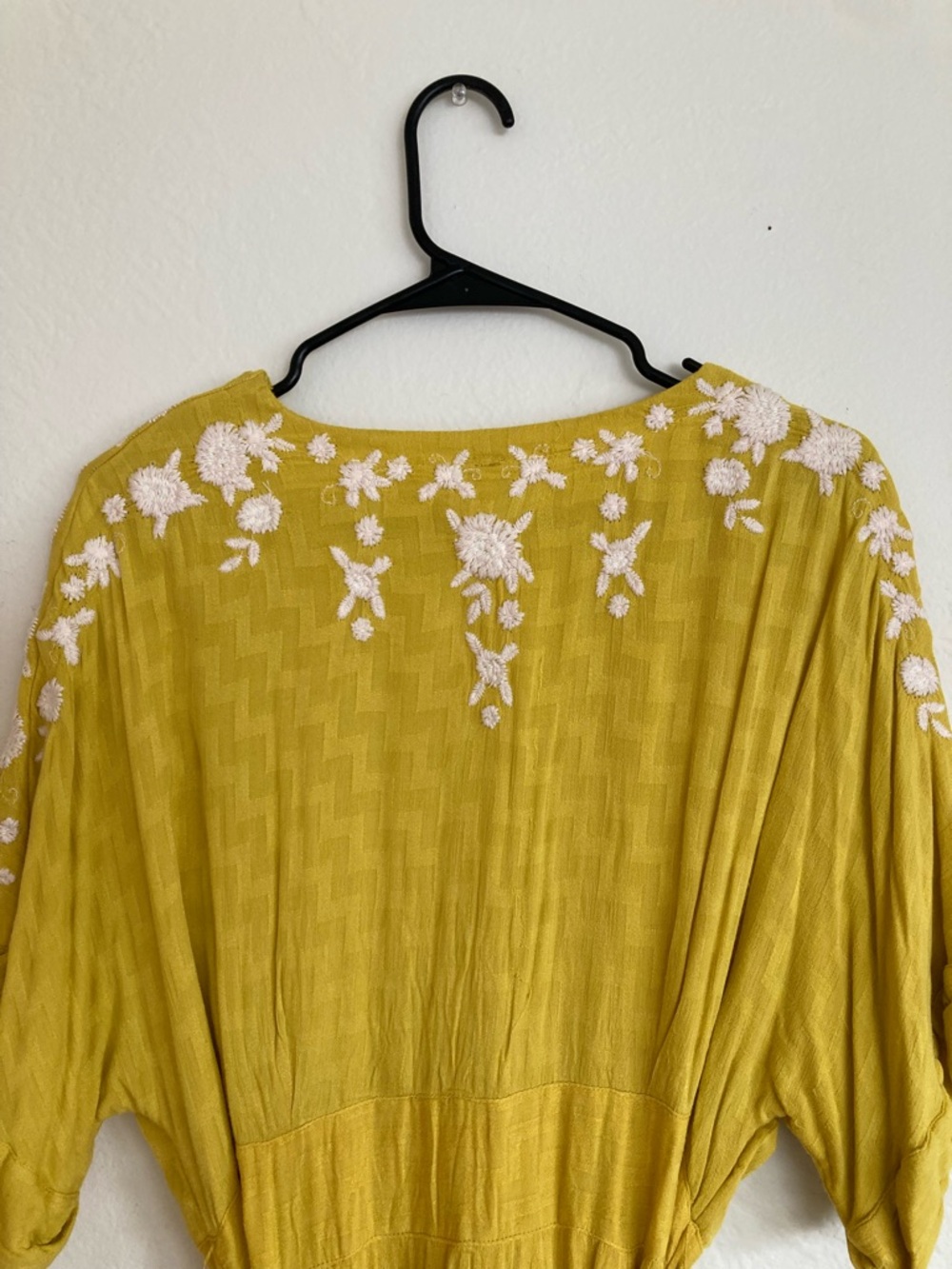 Free People Mustard Yellow Embroidered Maxi Dress - Picture 6 of 6